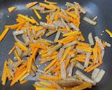 大量消費　にんじんとコンニャクのきんぴら作り方4写真