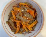 大量消費　にんじんとコンニャクのきんぴら作り方5写真