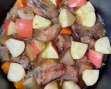 大量消費玉ねぎとりんごのスペアリブ煮込み作り方9写真