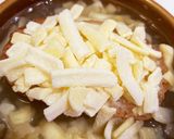 簡単時短ビストロ風オニオングラタンスープ作り方7写真