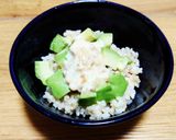 紀州金山寺味噌タルタルのアボカド丼作り方2写真