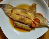 ☆魚煮付け覚書☆子持ちナメタガレイ煮付け作り方15写真