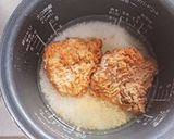 残ったフライドチキン★ 炊き込みご飯作り方4写真