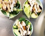 肉無豆腐ほんのり和風シーフード風味野菜炒作り方11写真