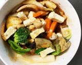 肉無豆腐ほんのり和風シーフード風味野菜炒作り方15写真
