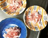 レンジもやし入きな粉味噌ドレ味甘酢酢豚作り方2写真