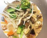 レンジもやし入きな粉味噌ドレ味甘酢酢豚作り方14写真