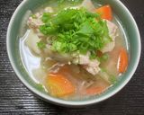 たまには簡単材料で豚汁作り方7写真