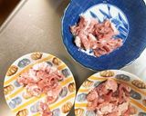 きな粉麺つゆ&ソース豚こま大根青椒肉絲風作り方3写真