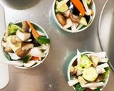 きな粉麺つゆ&ソース豚こま大根青椒肉絲風作り方11写真