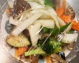 きな粉麺つゆ&ソース豚こま大根青椒肉絲風作り方12写真