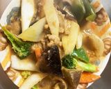 きな粉麺つゆ&ソース豚こま大根青椒肉絲風作り方16写真