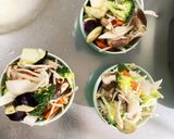 レンジ肉無チクワきな粉ポン酢味野菜炒め作り方11写真
