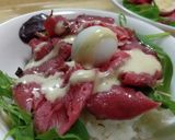 簡単、ローストビーフ丼ミニ作り方7写真