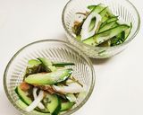 ◇簡単！めかぶときゅうりと竹輪の和え物◇作り方4写真