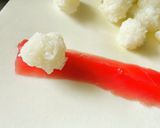 【まぐろ・ぶり】紅白くるくる寿司作り方6写真