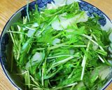 〈和えるだけ〉水菜とゆず大根のサラダ作り方3写真
