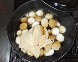 里芋たけのこ昆布煮♪簡単咳・喘息に薬膳作り方4写真