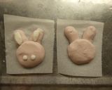 材料4つ★うさぎの白玉作り方2写真