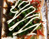 きんぴらマヨチーズトースト作り方1写真