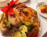 クリスマスやお祝いに♪丸鶏ローストチキン作り方15写真
