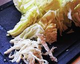 おうち居酒屋★キャベツとさきいかの旨炒め作り方1写真