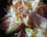 おうち居酒屋★キャベツとさきいかの旨炒め作り方4写真