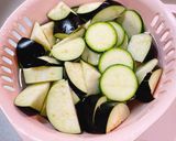 ♡鮭と野菜のバタポン焼き♡作り方1写真