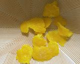 春菊の　柚子と胡麻あえ作り方1写真