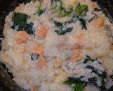 簡単☆鮭とほうれん草のチーズリゾット♩作り方7写真