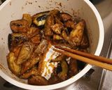 茄子味噌柚子和え作り方4写真