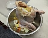 簡単☆丸鶏ローズマリー焼き❤オーブン❤作り方4写真