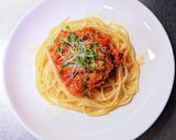 チキンミートソースのスパゲッティ作り方10写真