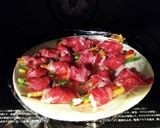 電子レンジで簡単 牛肉のパプリカ巻作り方5写真
