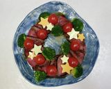ローストビーフdeクリスマスリース☆作り方5写真