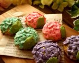 紫陽花（あじさい）クッキー作り方19写真