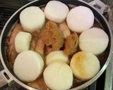 スペアリブと大根の味噌煮込み作り方4写真