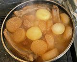 スペアリブと大根の味噌煮込み作り方7写真