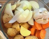 超簡単！皮が美味しいローストチキン♪作り方1写真