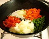 フェットチーネとヒヨコマメのスープスパ作り方1写真