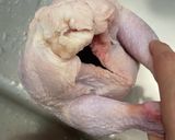 クリスマス　ローストチキン　丸鶏作り方2写真