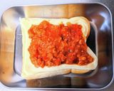 ミートソースのトースト作り方1写真