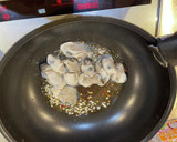 牡蠣とほうれん草のクリームパスタ作り方5写真