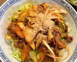 シャキシャキねぎのキムチ焼肉丼作り方7写真