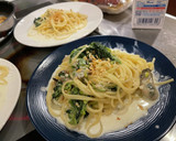 牡蠣とほうれん草のクリームパスタ作り方9写真
