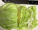 千切キャベツの豚しゃぶ(白だし柚子胡椒)作り方1写真