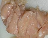 たっぷりほうれん草と鶏むね肉レンコン炒め作り方2写真
