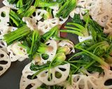 たっぷりほうれん草と鶏むね肉レンコン炒め作り方4写真