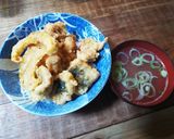 Xmasイブ！ハモと鶏天丼かぼちゃ付作り方8写真