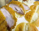 残ったチキンは｡｡｡ハンバーガー♪作り方7写真